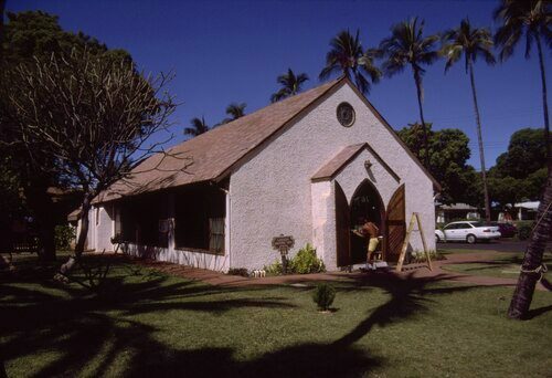Exterior of Holy Innocents Church c. 1994. Photograph by Alan Gowans. National Gallery of Art Library.