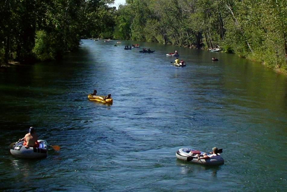 Floating the Boise River