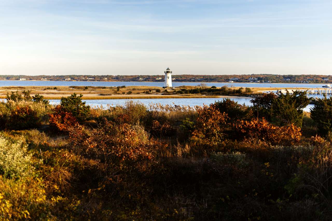 Edgartown Harbor Light in Autumn