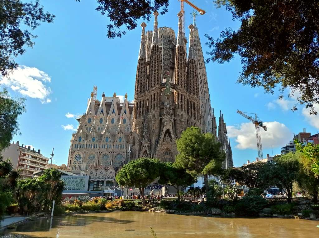 The Sagrada Família, located in Barcelona